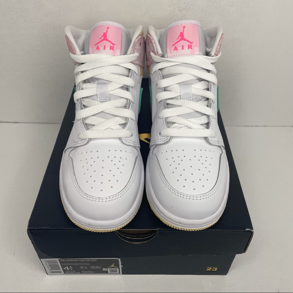 Nike Air Jordan 1 Retro Mid GS “Ice Cream” NEW - Picture 2 of 4